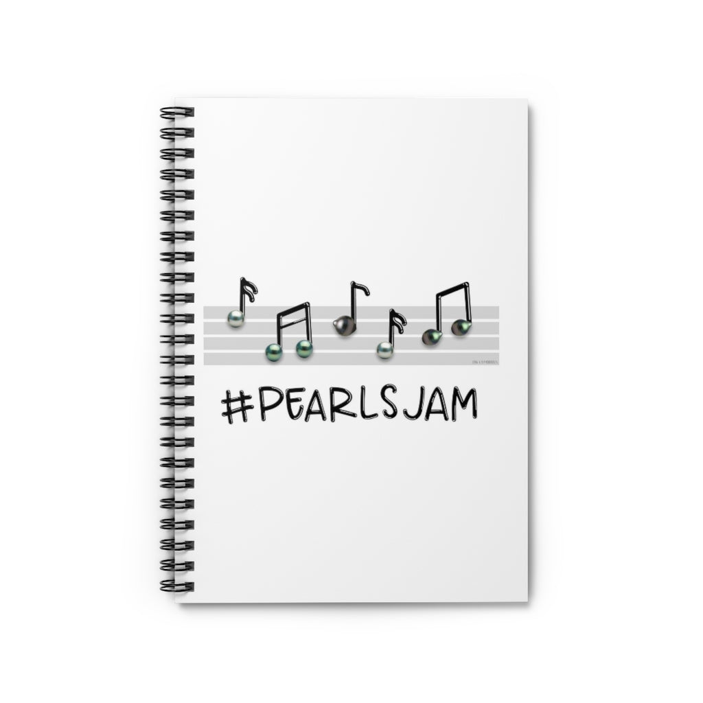 #PearlsJam Spiral @Diamondoodles Notebook - Ruled Line