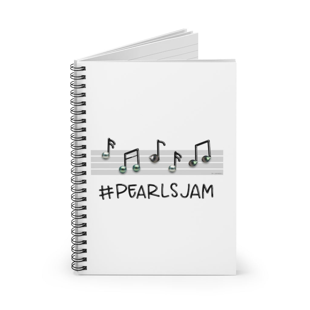 #PearlsJam Spiral @Diamondoodles Notebook - Ruled Line